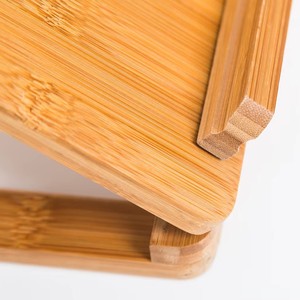Bamboo Reading Stand Adjustable Desktop Shelf For Books And Electronics Foldable Design - Product Image 4