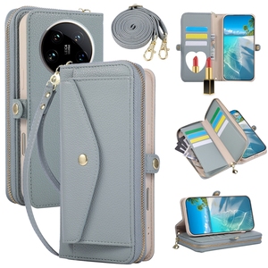 Funda Tipo Cartera con Cordón y Cierre para Xiaomi 11T/12T <span class=keywords><strong>Pro</strong></span>/13T/14T/14 Ultra, con Ranuras para Tarjetas - Product Image 1