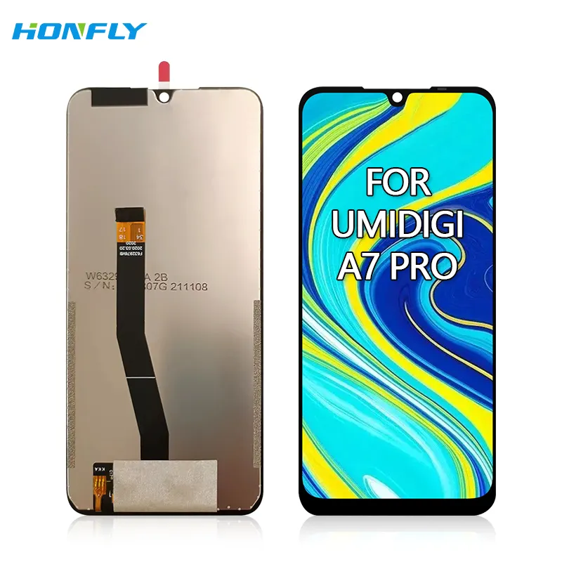 Honfly Mobile phone Lcd Touch Screen with digitizer For Umidigi A7 Pro lcd display for umidigi a7 pro lcd touch screen display