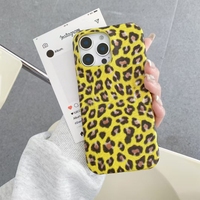 Étui de téléphone portable en cuir PU léopard de luxe personnalisé pour iPhone nouveau design de couverture de luxe pour téléphones mobiles