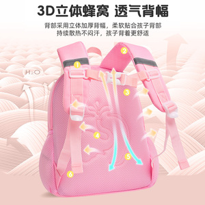 Leyunkang Strawberry <b>Backpack</b> 14 In Below 21 Ltr Ultralight Waterproof For <b>Kids</b> Age 3-6 Unisex School Use - Product Image 3