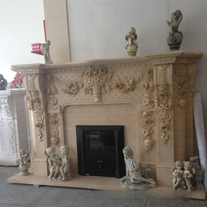 Mueble de <span class=keywords><strong>Chimenea</strong></span> de Estilo Europeo con Columnas Talladas en Mármol, Decoración para <span class=keywords><strong>Chimenea</strong></span>, Adorno para <span class=keywords><strong>Chimenea</strong></span>, Núcleo de <span class=keywords><strong>Chimenea</strong></span> - Product Image 3