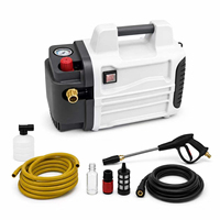 Nettoyeur de voiture haute pression industriel électrique 220V 1300W à tension réglable, nouveau, portable, avec brosse pour sol
