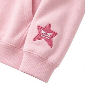Sudadera con Capucha Rosa Wild Kratts, con Cierre, Estampado Puff, Estilo Urbano, Unisex, Felpa, Corte Regular, para Otoño - Product Image 4