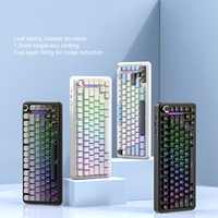 Keyboard Nirkabel TKL Ergonomis untuk Komputer PC, 2.4G, OEM ODM Custom, Harga Pabrik, Promo