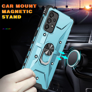 Funda de teléfono 3 en 1 con armadura gruesa de metal, con anillo de succión magnético, para <span class=keywords><strong>Samsung</strong></span> Galaxy A73, <span class=keywords><strong>A53</strong></span>, A33, 2022 - Product Image 3