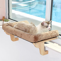 Cama de Descanso para Gatos, Hamaca para Ventana, Cama de Seguridad para Gatos con Ventosas Resistentes y Duraderas