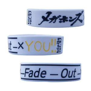 Personalized silicone wristbands china wristband manufacture bracelet custom logo rubber wrist band for Wedding