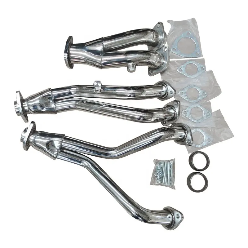 Auto Racing Parts Motor Turbo Cabeçalho De Escape Em Aço Inoxidável tubo de Escape Downpipe Kit para VW Golf 2 19E 1.8L 3 TYP 1 HXO 2.0L 16V