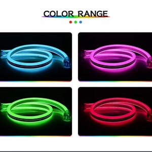 11x24mm IP68 <b>Waterproof</b> RGB <b>LED</b> Neon <b>Strip</b> Double Side <b>Light</b> up PVC Flexible Lamp Body for Landscape Application - Product Image 6