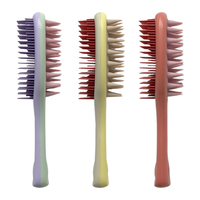 Ionic femmes large coussin d'air brosse à cheveux ABS cheveux humides/secs démêlant Salon cuir chevelu Massage peigne antistatique coiffure en boîte