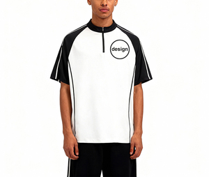Conjunto de Camiseta Polo con Logotipo Personalizado, Manga Corta, Ropa Deportiva Versátil para el Trabajo, Conjunto Casual de Verano 2025 para Hombre - Product Image 2