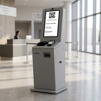 Kiosque de libre-service et de paiement automatique Estar 32 pouces avec imprimante, distributeur de cartes et scanner de passeport