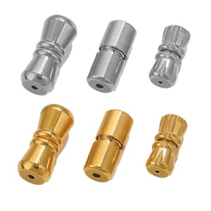 취미 스테인레스 스틸 배럴 나사 걸쇠 나사 커넥터 목걸이 보석 만드는 용품 - Product Image 2