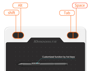 10 mặt trăng t503 điện tử kỹ thuật số bút vẽ đồ họa Tablet <span class=keywords><strong>PC</strong></span> cho nhà thiết kế phim hoạt hình người mới bắt đầu tablette graphique - Product Image 6