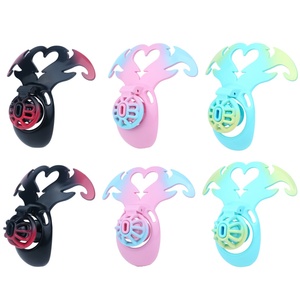 Jaula de Castidad Masculina Colorida de Plástico con Cinturón de Cuero, Cierre Invisible, Talla S/M, Jaula para Pene para un Ajuste Cómodo y Uso Prolongado - Product Image 3