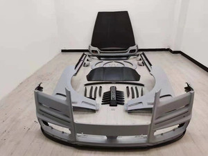 ZNDR New <b>Rolls</b>-Royce Cullinan Carbon Fiber Body <b>Kit</b> MSY-Style Front/Rear Bumper Spoiler Widebody Upgrade Screw-On Attachment - Product Image 6