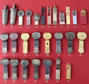Clé USB personnalisable de style chinois en métal, marque originale fabriquée en Chine - Product Image 1