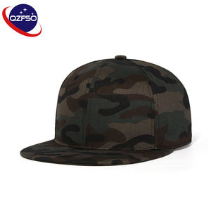 Gorra de Béisbol Personalizada QZFSO con Diseño de Camuflaje, 5 Paneles, Cierre a Presión, Logotipo, Deportiva, Sin Estructura, para Caza, con Cuerda - Product Image 1