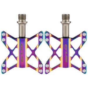 GUB GC-009 Pédale arc-en-ciel 9/16 <span class=keywords><strong>VTT</strong></span> <span class=keywords><strong>VTT</strong></span> Pédale <span class=keywords><strong>Alu</strong></span> Mtb 3 roulements Route Exercice X Ultra-léger Pédale colorée - Product Image 1