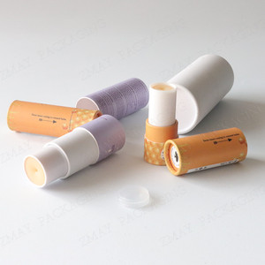 Paper Tube Deodorant Stick Twist up Cardboard Empty Cosmetic <b>Container</b> with Custom Printing - Product Image 6