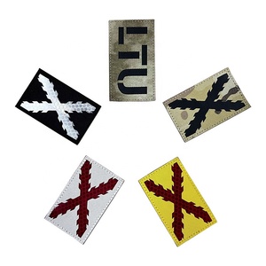 <strong>3</strong>.5x2 Inch Infrared IR Laser Cut ID Panel Patch Blood Type Callsign Patch Emblem Fastener <strong>Hook</strong> <strong>and</strong> <strong>Loop</strong> Backed Badge Applique - Product Image 6