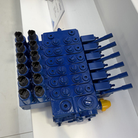Vanne de commande principale pour mini-excavatrice TRM10, vanne hydraulique multi-directionnelle à détection de charge et partage de débit