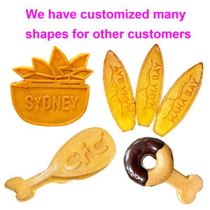 เครื่องทําวาฟเฟิลลี่แม่พิมพ์แบบกําหนดเอง เครื่องแพนเค้ก วาฟเฟิลแบบกําหนดเองทําด้วยโลโก้ในรูปทรงที่แตกต่างกัน - Product Image 3