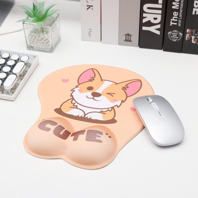 Factory Prize Rubber Mouse Pads Soft Eco-friendly Ergonomic Keyboard and Mouse Wrist Rest Support Set