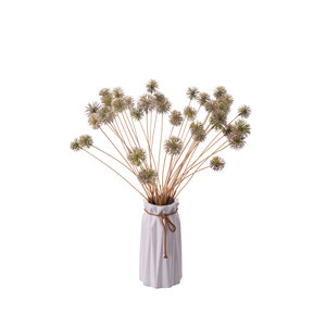 Ramo de Flores Artificiales CallaFloral, Rama de Bola Espinosa Verde de PVC, Decoración de Interiores para el Hogar, Ramo de Boda - Product Image 5