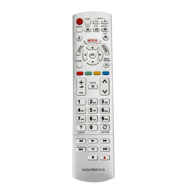 N2QAYB001010 Replacement Remote Control Fit for Panasonic Plasma LCD LED UHD Smart TV N2QAYB001011 TX-40CS620E