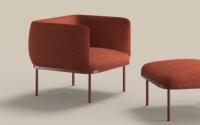 Conjunto de Sofás Modernos ATWOKA para Recepción de Oficina, Muebles de Tela para Sala de Espera