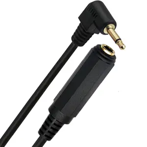 Kabel Audio adaptor Mono Female, 3.5mm 1/8 inci TS Mono Male ke 6.35mm 1/4 "0.3m