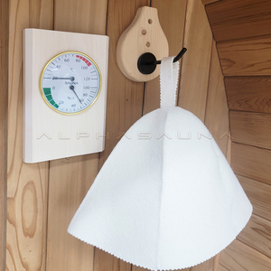 Cappelli 100% di Sauna del feltro di spessore di 2MM della lana per il cappello di Sauna della stanza di Sauna - Product Image 2