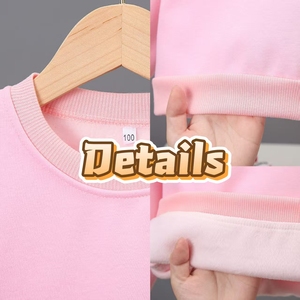 Conjunto de <span class=keywords><strong>Ropa</strong></span> para Niña de Tela Cómoda con Cuello Redondo y Manga Larga a Juego con Pantalones Diseño Lindo y Elegante Perfecto para Uso Diario - Product Image 2