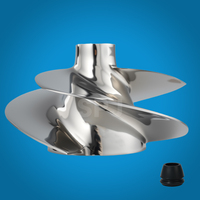 Hélice de jet ski 140 mm, pas 12/14, 3 pales, pour moteur de PWC Sea-Doo SPARK 60 & 90/SPARK HO/SPARK TRIXX