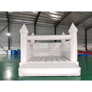 Castillo Inflable Blanco para Exteriores, Brincolín Inflable para Fiestas Infantiles, Moonwalk Inflable - Product Image 2