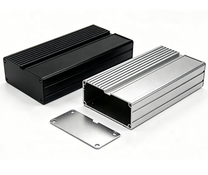 Cajas para Amplificadores, Carcasa de Aleación de Aluminio Extruido, Placa PCB OEM, Carcasa Electrónica de Aluminio Extruido, Caja de Conexiones de Aluminio - Product Image 1