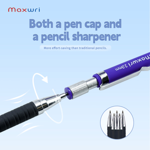 Maxwri Lápiz mecánico de alta calidad Diseño clásico 2,0 MM con juego de sacapuntas mecánico incorporado - Product Image 6
