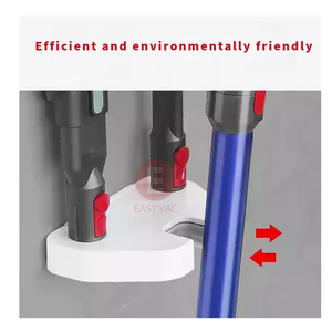 Support mural universel non perforé en plastique pour <span class=keywords><strong>aspirateur</strong></span> manuel – Rangement écologique - Product Image 3