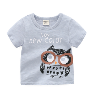 Vêtements de boutique pour enfants en gros, dernières tendances en matière de vêtements pour enfants, t-shirt blanc uni pour garçons - Product Image 2