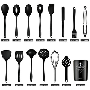 Ensemble d'ustensiles de cuisine en silicone 32 pièces - <span class=keywords><strong>Spatule</strong></span> antiadhésive, cuillère à soupe, outils de cuisine, ensemble de spatules et cuillères de cuisson - Product Image 5