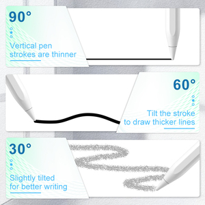 <span class=keywords><strong>ปากกา</strong></span>สไตลัสแม่เหล็กสำหรับ Apple Pencil รุ่นที่ 2 <span class=keywords><strong>ปากกา</strong></span>ดิจิทัลสำหรับ <span class=keywords><strong>iPad</strong></span> Pencil 2nd <span class=keywords><strong>ปากกา</strong></span>แบบ Capacitive รองรับการวาดแบบ Palm Rejection - Product Image 3