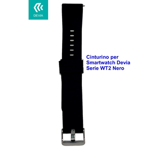 Devia Serie WT2 Smartwatch Band Nero Cinturino per Smartwatch - Product Image 1