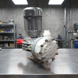Pompa Dosatrice a Diaframma Meccanico Mia 0.5 HP Acciaio Inossidabile 155 L Testa PVDF 50/60 Hz Italia Trattamento Chimico - Product Image 3