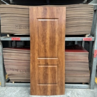 Peau de porte en MDF finie, designs modernes, pour porte intérieure de chambre à coucher – Vente directe usine – Offre spéciale
