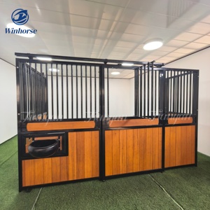 Cao Cấp Tùy Chỉnh Cửa Trượt Ngựa Gian Hàng Ổn Định Với Cửa Sổ Vuông Bền Cưỡi Ngựa Barn Ngựa Hộp Phía Trước Tấm - Product Image 2