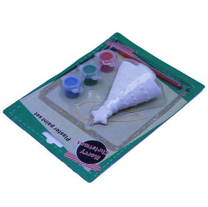 Mainan lukisan anak-anak hadiah Natal mainan lukisan plester diy mainan gambar berwarna lukisan pendidikan gipsum untuk anak-anak - Product Image 3