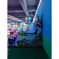 Machine de jeu d'arcade de tir à l'eau à pièces pour 2 joueurs en intérieur, consoles de jeu, équipement de jeu d'arcade de simulation à succès pour le divertissement