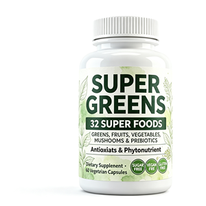 OEM Customized Private Label Organic Natural Super Fruits Veggies Capsules-Energy Management Reds Greens <b>Supplements</b> - Product Image 1